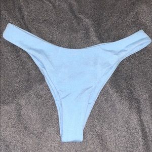 baby blue cheeky bikini bottoms
